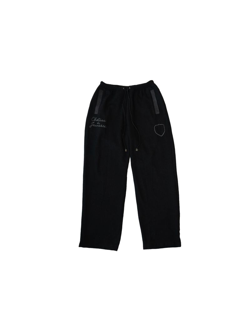 Cashmere sweatpant, black